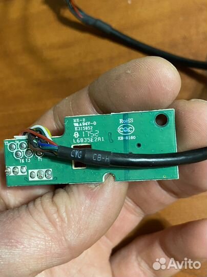 Haier le43k6500tf ик-порт, кнопка управления