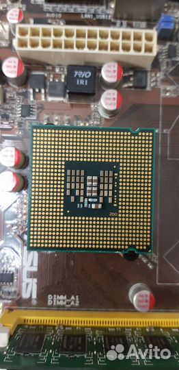 Материнская плата 775 с процессором