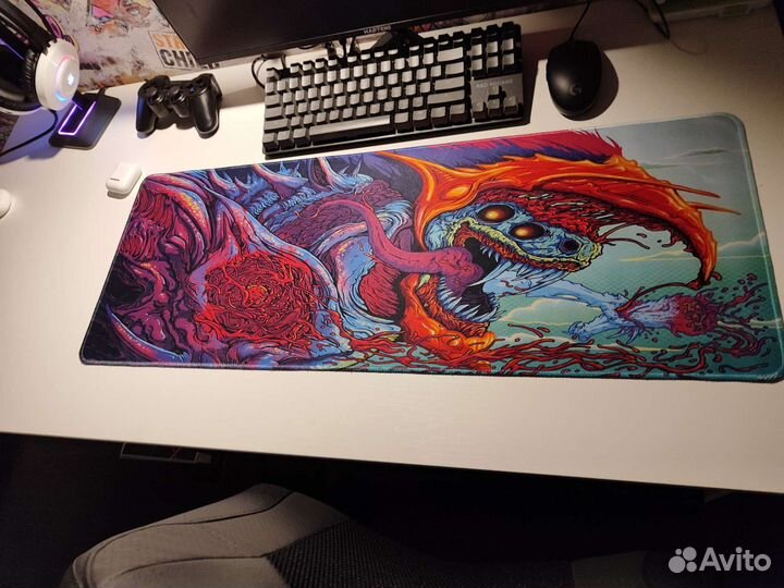 Игровой коврик 300х800x2