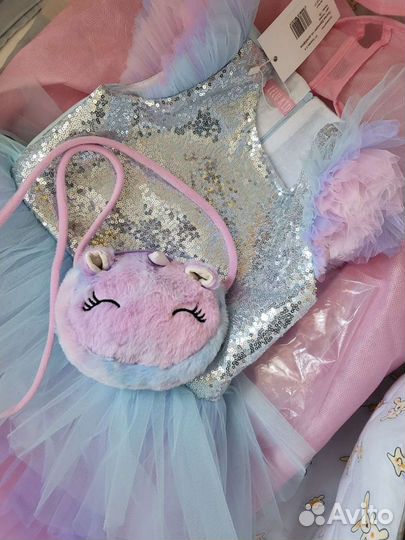 Аренда Нарядное платье для девочки 122 128