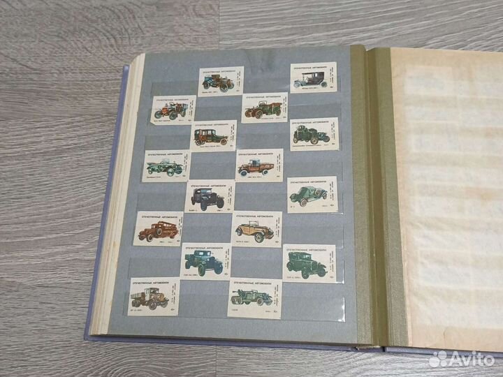 Альбом с наклейками для спичечных коробков