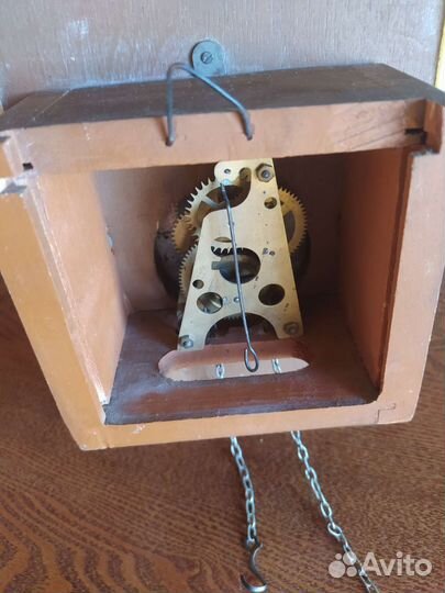 Часы-ходики. СССР. Русские узоры