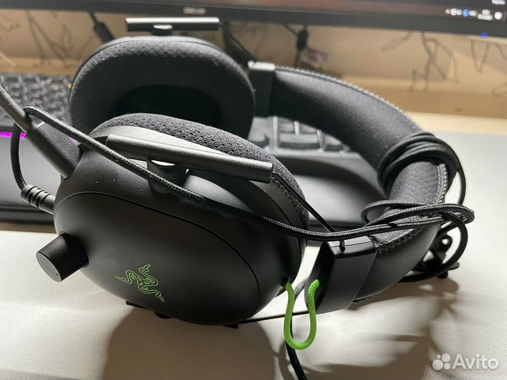 Наушники Razer blackshark v2 + usb sound card