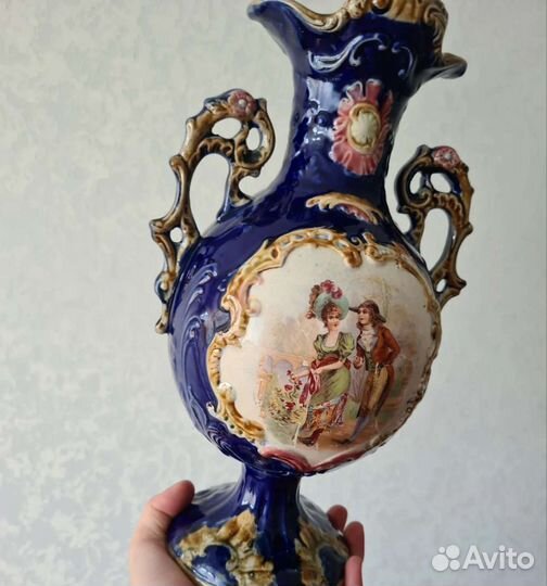 Набор вазы и амфора, Майолика