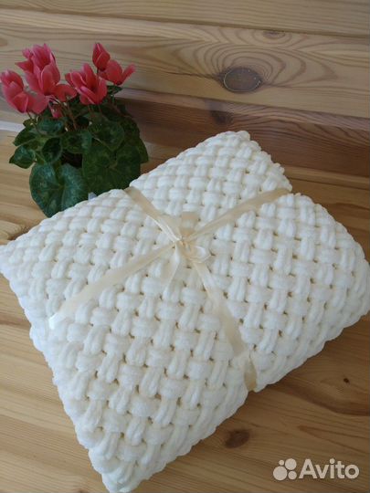 Плюшевые пледы ручной работы