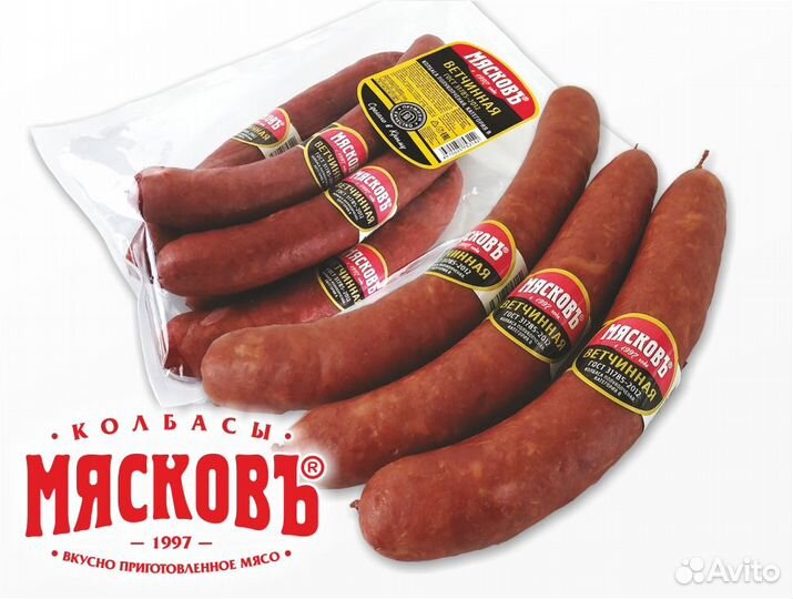 Колбасы, колбасные изделия и деликатесы из мяса