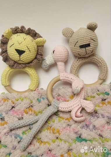 Вязаные игрушки ручной работы комфортер