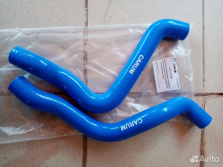 Патрубки радиатора ваз 2170 Приора (к-т 2шт)