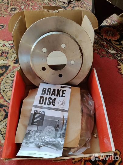 Задние тормозные диски новые