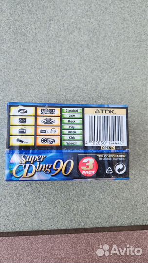 Аудио кассеты новые TDK
