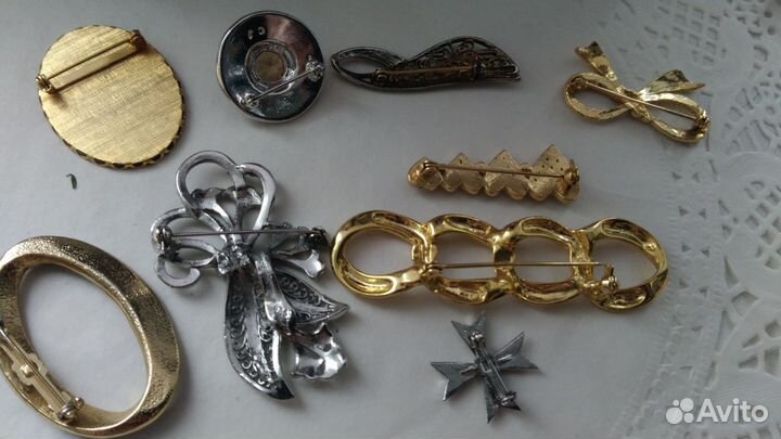 Броши винтаж США