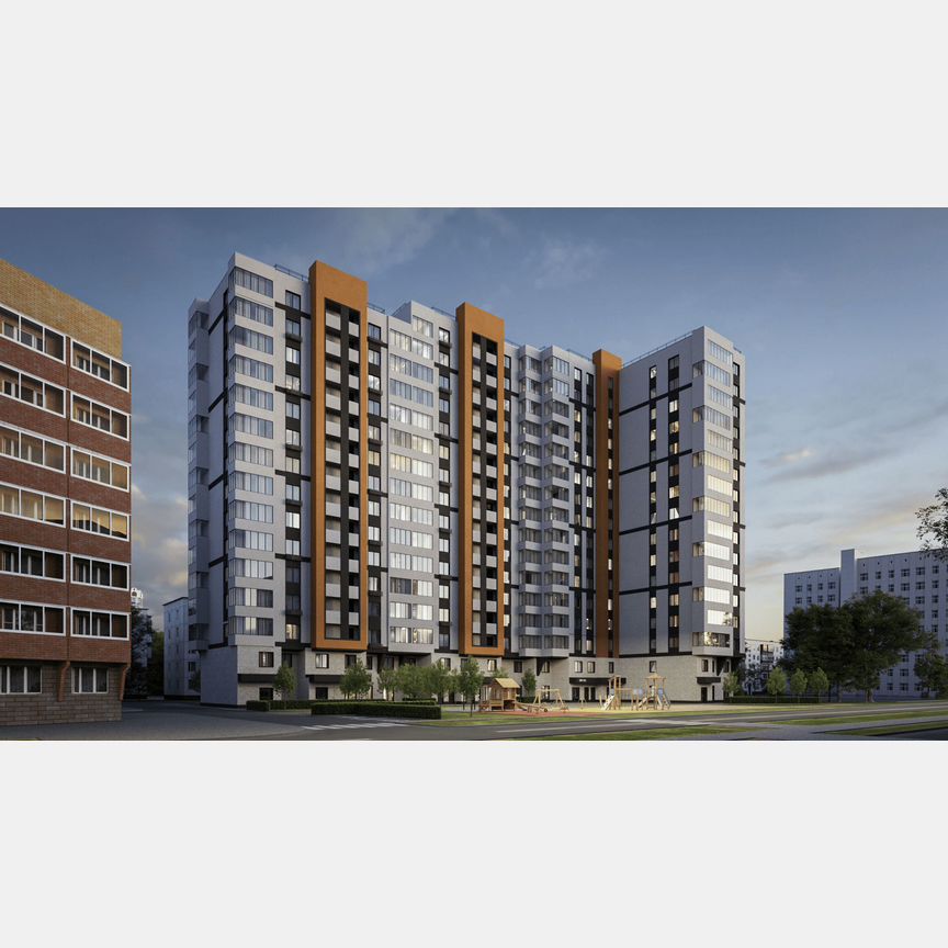 2-к. квартира, 64,3 м², 15/17 эт.