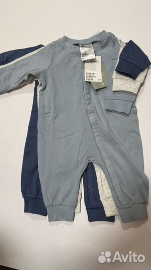 Новые слипы пижамы для новорожденных h&m