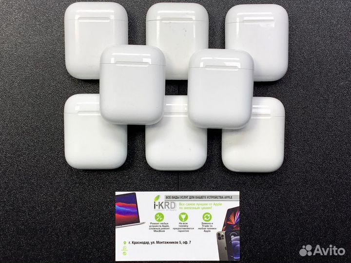 Оригинальные кейсы Apple AirPods 1 и 2 поколение
