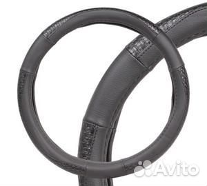 Оплетка на руль, искусственная кожа с тиснением,че