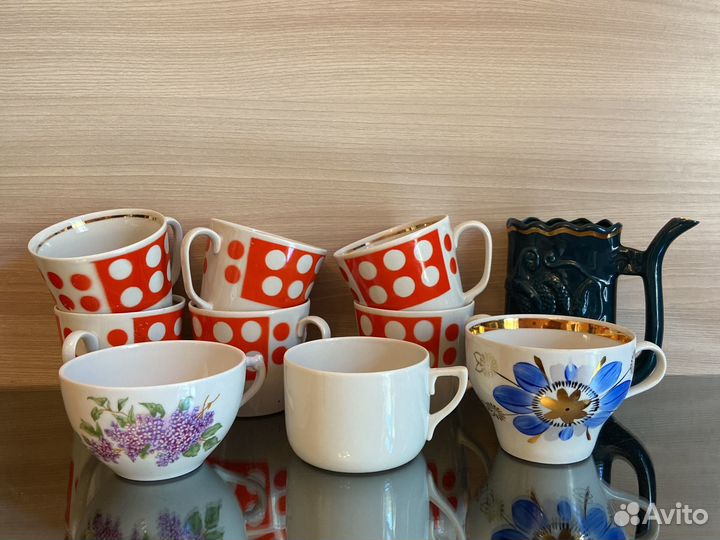 Чашки, кружки фарфор СССР