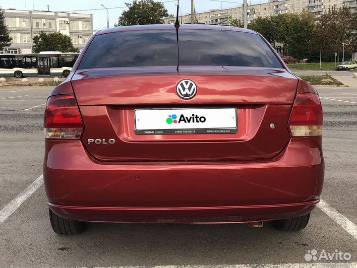 Volkswagen Polo 1.6 AT, 2012, 169 100 км