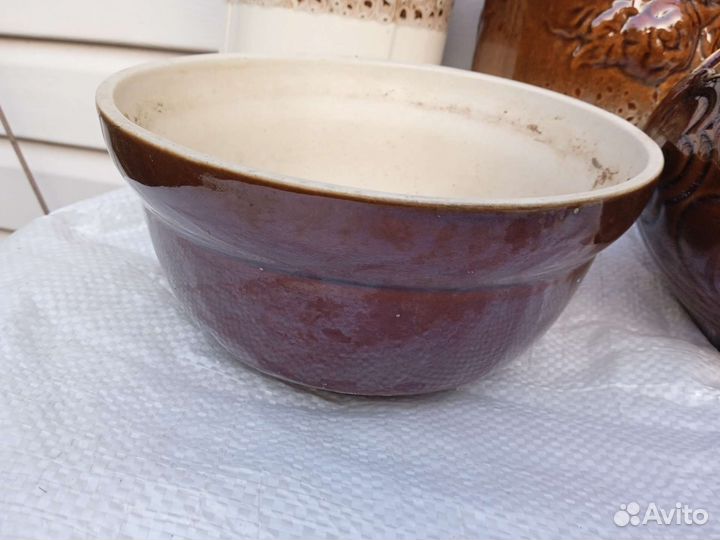 Керамические горшки для цветов бу