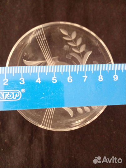 Фужеры стекло винтаж СССР 3 шт