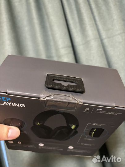 Игровые наушники logitech g435 черные новые