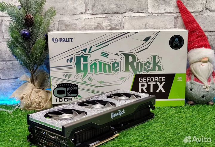 Видеокарта Palit GeForce RTX 3080 GameRock