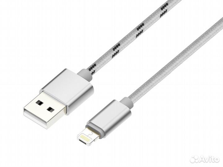 Кабель Partner Magic Micro-USB+Lightning, 1м, 2.1А