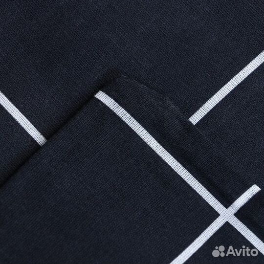 Постельное бельё Этель евро 'Клетка' цвет чёрный 2