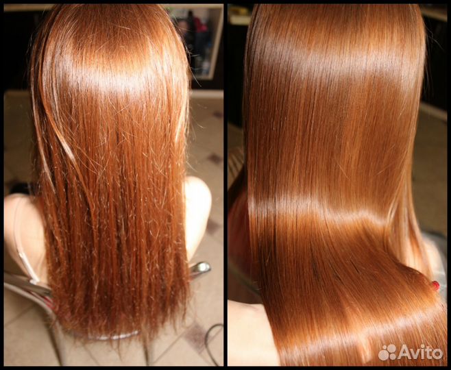 Наращивание волос Кератиновое выпрямление Наноплас