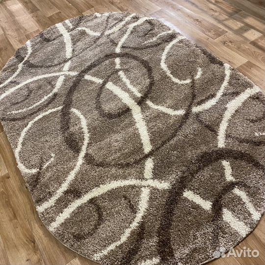 Ковер шагги 1.6х2.3 овал