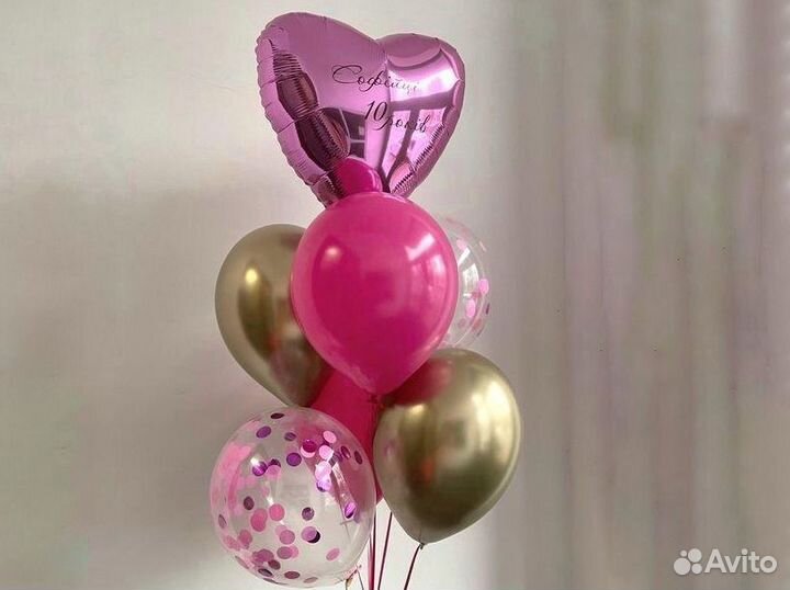 Воздушные шары, гелевые шары, шарики