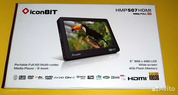 Медиаплеер IconBit HMP 507 hdmi 4Gb (чёрный)