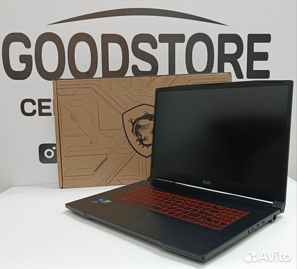 Игровой ноутбук 17.3-144GHz MSI i5-11/GTX2050/озу8
