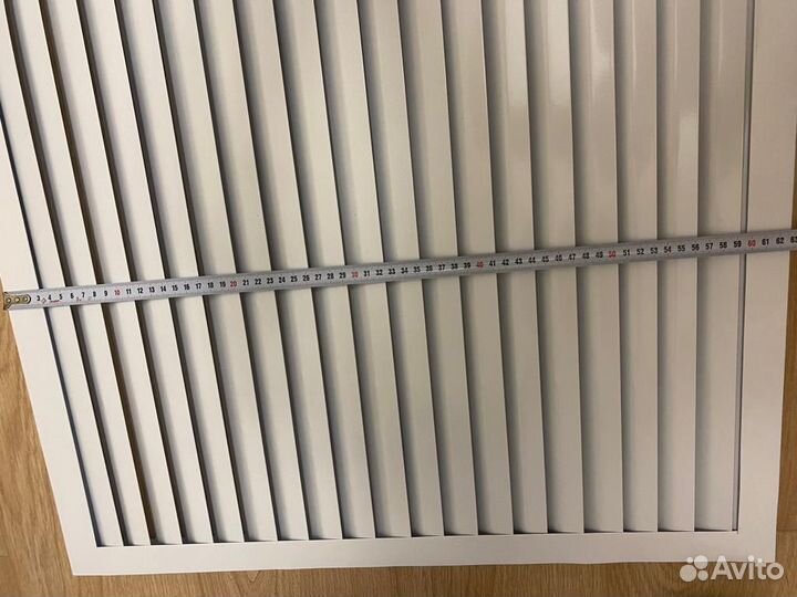 Экран для батареи, встраиваемый, металл, белый