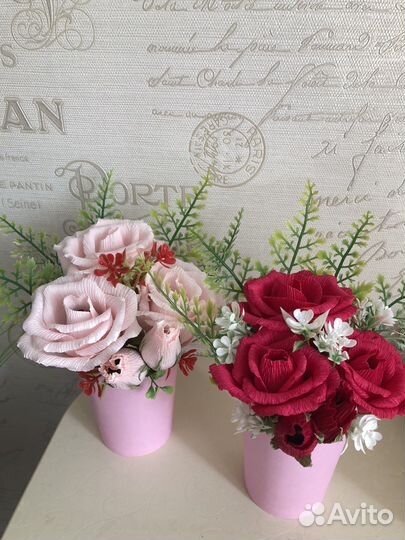 Букет цветов с конфетами