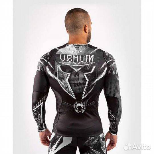 Рашгард Venum Gladiator 4.0 Black/White