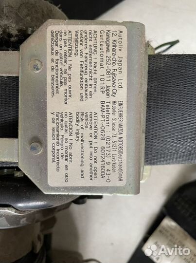 Ремни безопасности (комплект) Mazda 3 (BK) 2002-20