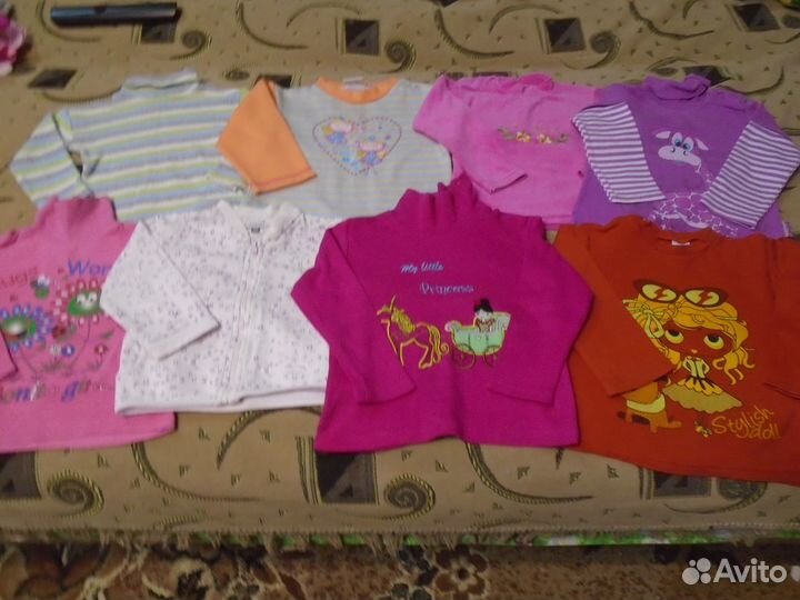 Одежда на малышку от 0,6 до 1,5-2лет