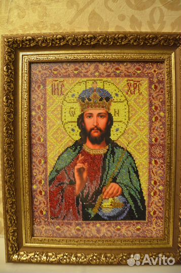 Иконы бисером - ручная работа