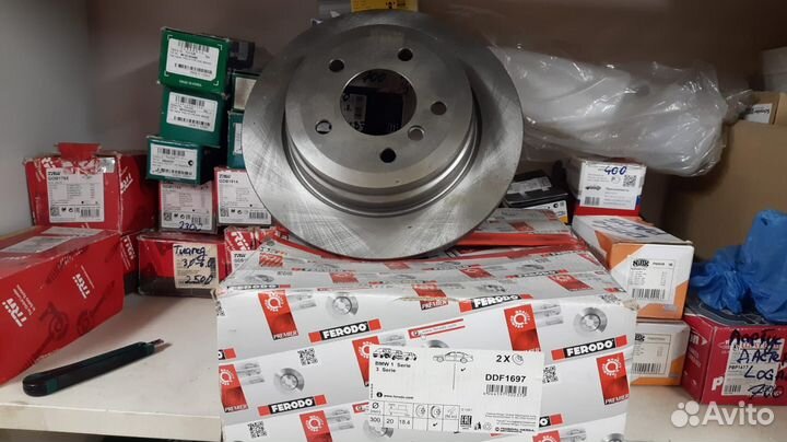 Диски тормозные Зад Ferodo Bmw 1/3 Е81/Е87/Е90