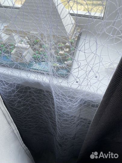 Комплект шторы и тюль бу