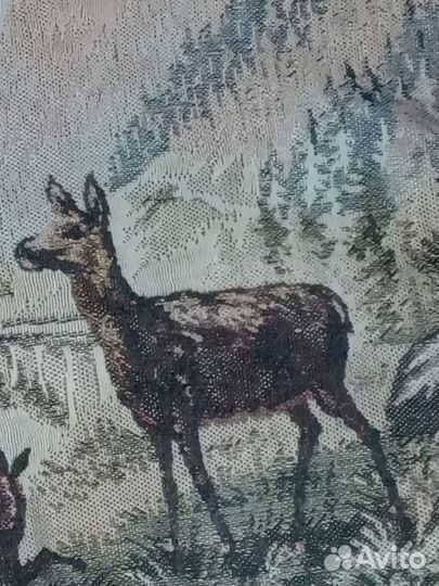 Ковёр Олени СССР гобелен 70 годы