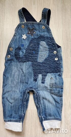 Джинсовый комбинезон next