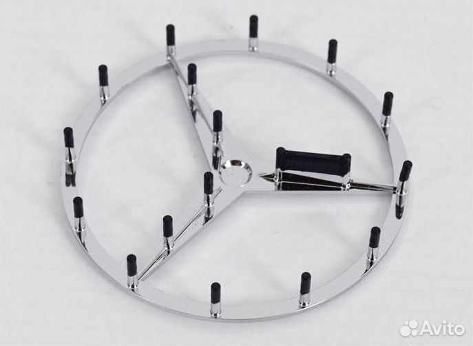 Эмблема звезда Мерседес Mercedes на руль (эирбэг)