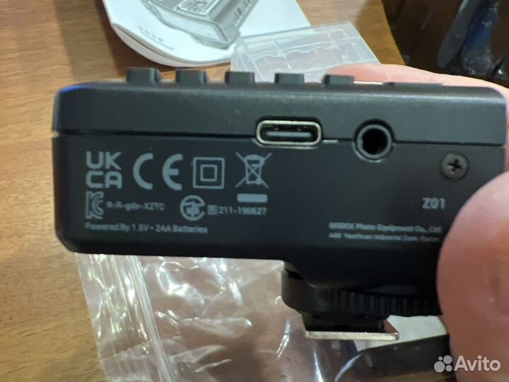 Godox X2t с цветными фильтрами