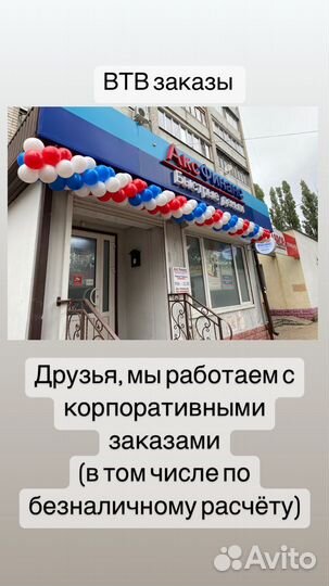 Оформление входной группы шарами