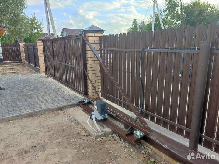 Комплект откатных ворот 4х2м