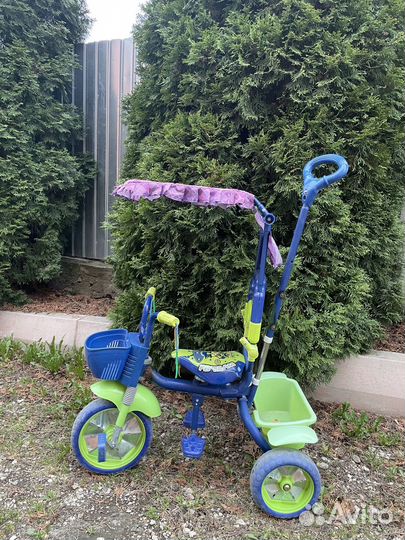 Велосипед детский с родительской ручкой