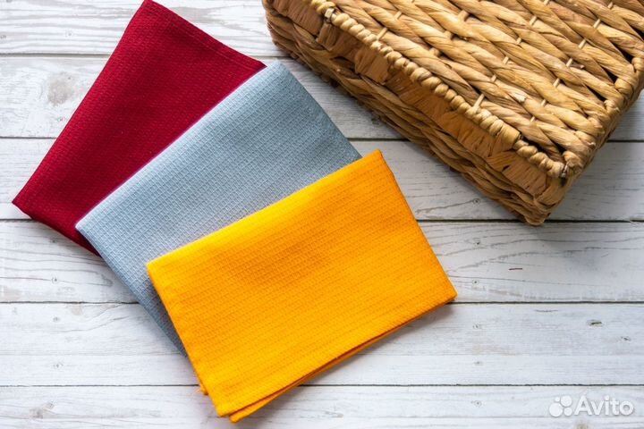 Набор цветных полотенец
