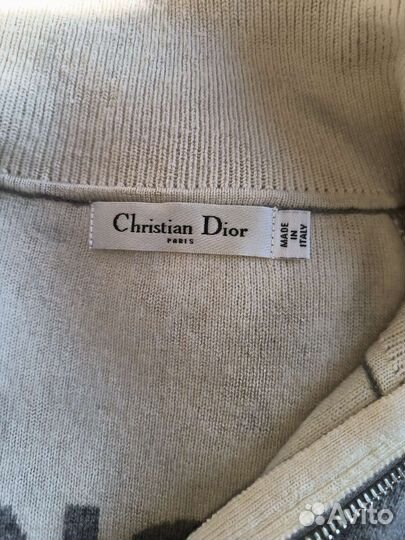 Кофта на замке Christian Dior Италия