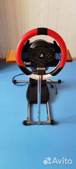 Руль с педалями Thrustmaster T150 FFB + стойка
